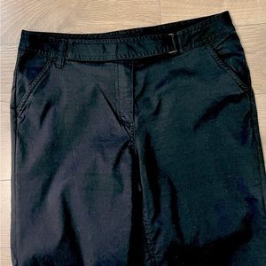 MEC Travel/Hiking Pants.  Quick try fabric can be worn casually or dressed up.